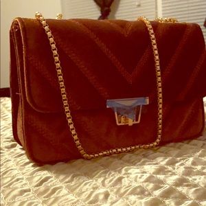 Brown Suede Purse